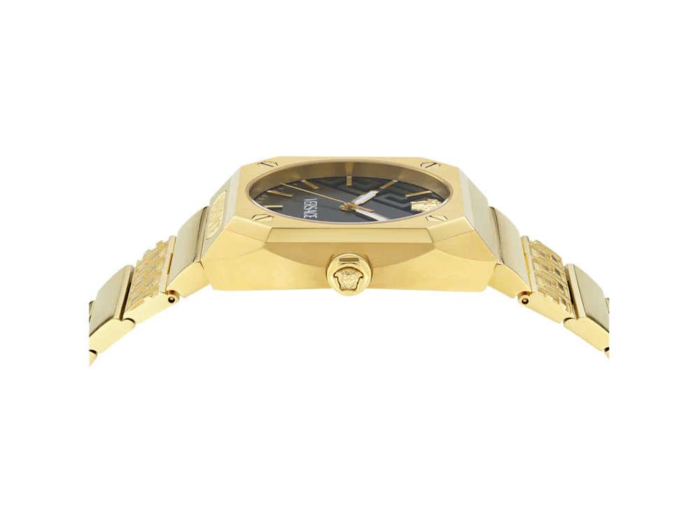 Reloj de Cuarzo Versace Antares, PVD Oro, Negro, 44 x 41.5 mm, VE8F00424