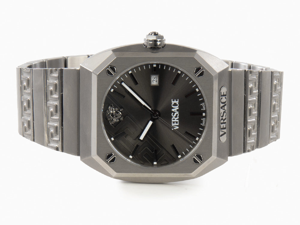 Reloj de Cuarzo Versace Antares, Titanio, Gris, 44 x 41.5 mm, VE8F00524