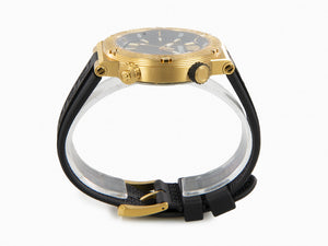 Reloj de Cuarzo Versace Greca Logo Diver, PVD Oro, Negro, 43 mm, VE8G00324