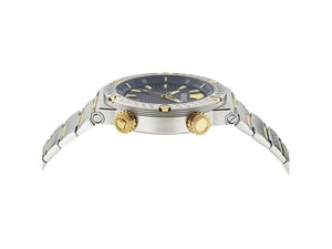 Reloj de Cuarzo Versace Greca Logo Diver, Azul, 43 mm, Cristal Zafiro, VE8G00424