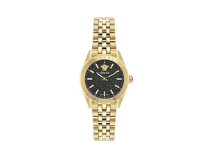 Reloj de Cuarzo Versace V-Code Lady, PVD Oro, Negro, 36 mm, Zafiro, VE8I00724