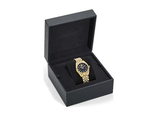 Reloj de Cuarzo Versace V-Code Lady, PVD Oro, Negro, 36 mm, Zafiro, VE8I00724