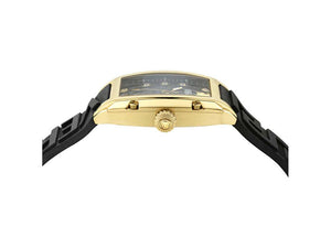 Reloj de Cuarzo Versace Dominus Lady, PVD Oro, Negro, 44,8mm x 36mm, VE8K00324