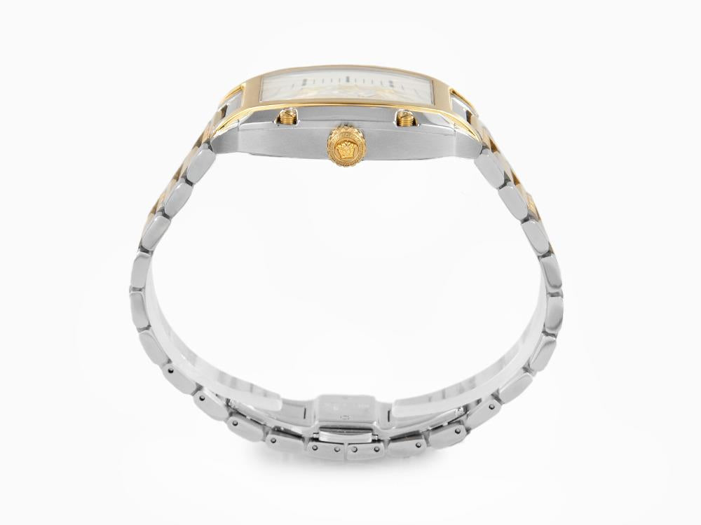 Reloj de Cuarzo Versace Dominus Lady, PVD Oro, Plata, 44,8mm x 36mm, VE8K00424
