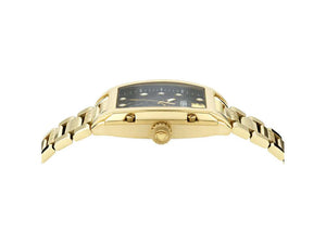 Reloj de Cuarzo Versace Dominus Lady, PVD Oro, Negro, 44,8mm x 36mm, VE8K00524