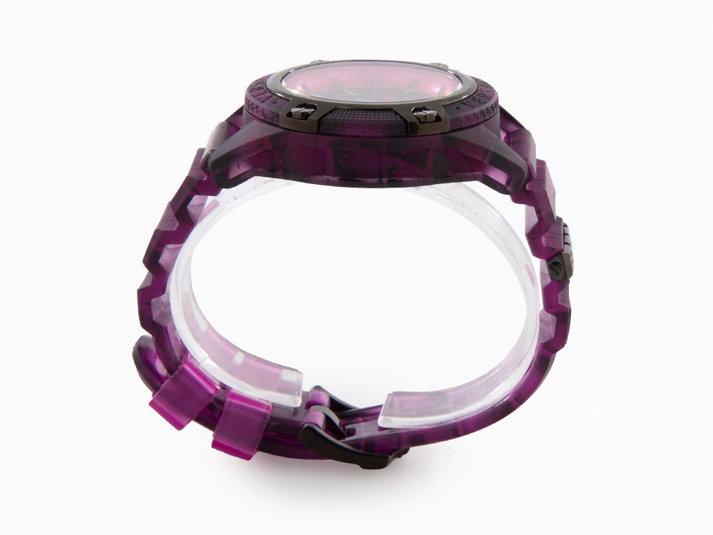 Reloj de Cuarzo Versace Icon Active, Policarbonato, Negro, 44 mm, VE8P00124