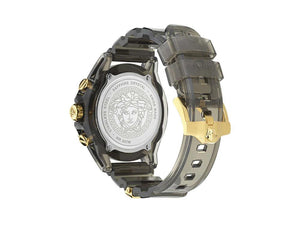 Reloj de Cuarzo Versace Icon Active, Policarbonato, Negro, 44 mm, VE8P00224