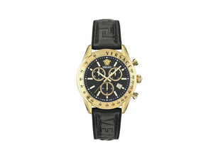 Reloj de Cuarzo Versace Chrono Master, PVD Oro, Negro, 44 mm, VE8R00224