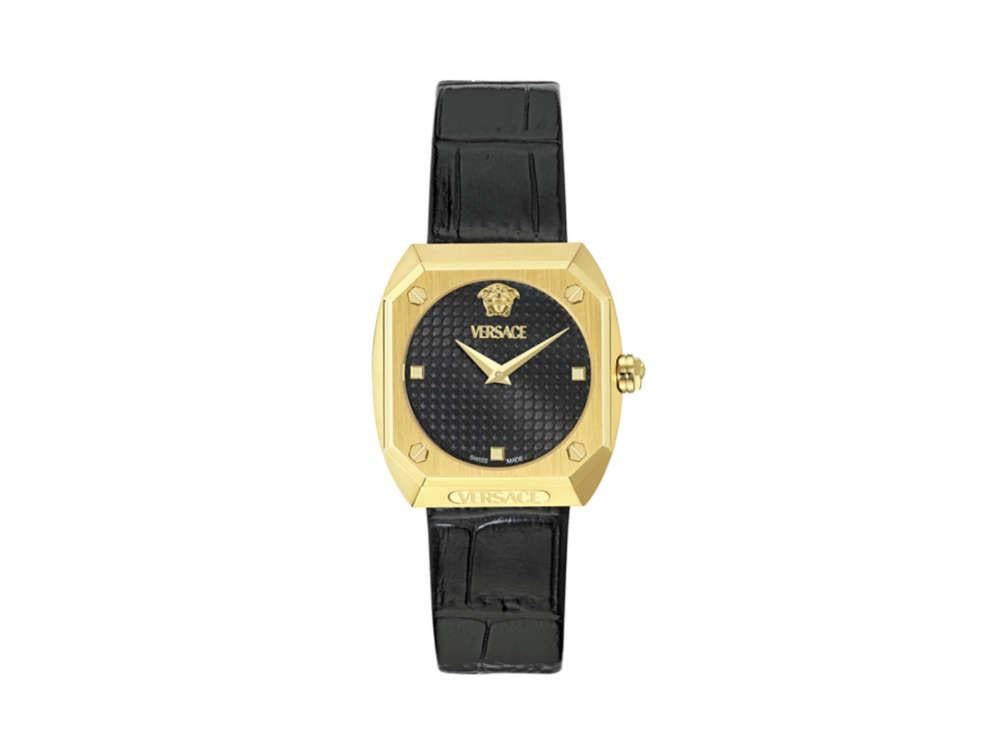 Reloj de Cuarzo Versace Antares Lady, PVD Oro, Negro, 35 x 37 mm, VE9E00224