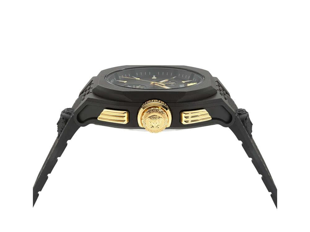 Reloj de Cuarzo Versace Legend Chrono, Ecocerámica, Negro, 44 mm, VE9L00124