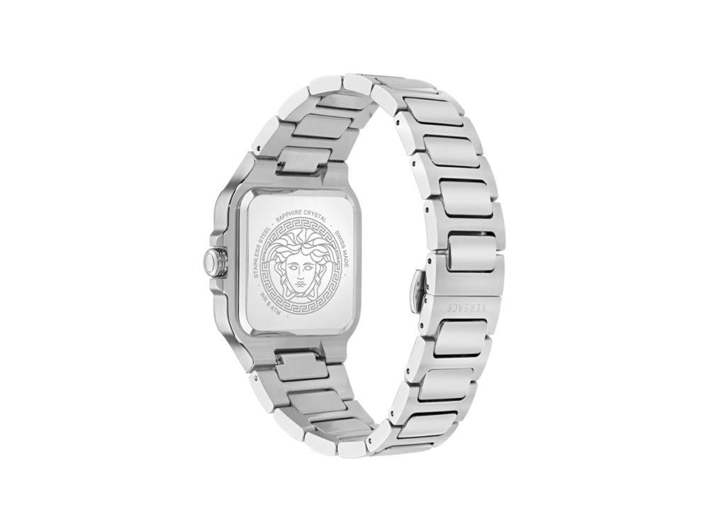 Reloj de Cuarzo Versace Greca Edge Gent, Acero reciclado, Azul, 38 mm, VE9Y00226