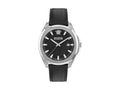 Reloj de Cuarzo Versace Luxury 3 Hands, Acero reciclado, Negro, 42 mm, VEKKA0125
