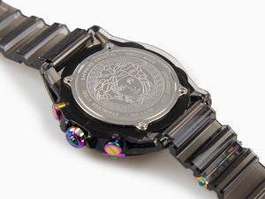 Reloj de Cuarzo Versace Icon Active, Policarbonato, Negro, 44 mm, VEZ701022