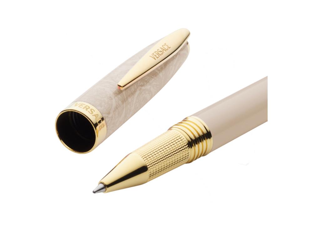 Roller Versace Barocco, Resina, Rosa, PVD Oro, VRAD00324