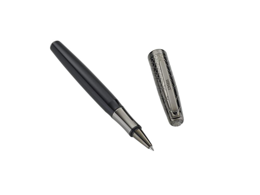 Roller Versace Honos, Resina, Negro, PVD, VRTC00424