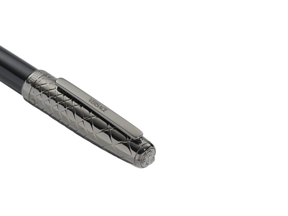 Roller Versace Honos, Resina, Negro, PVD, VRTC00424