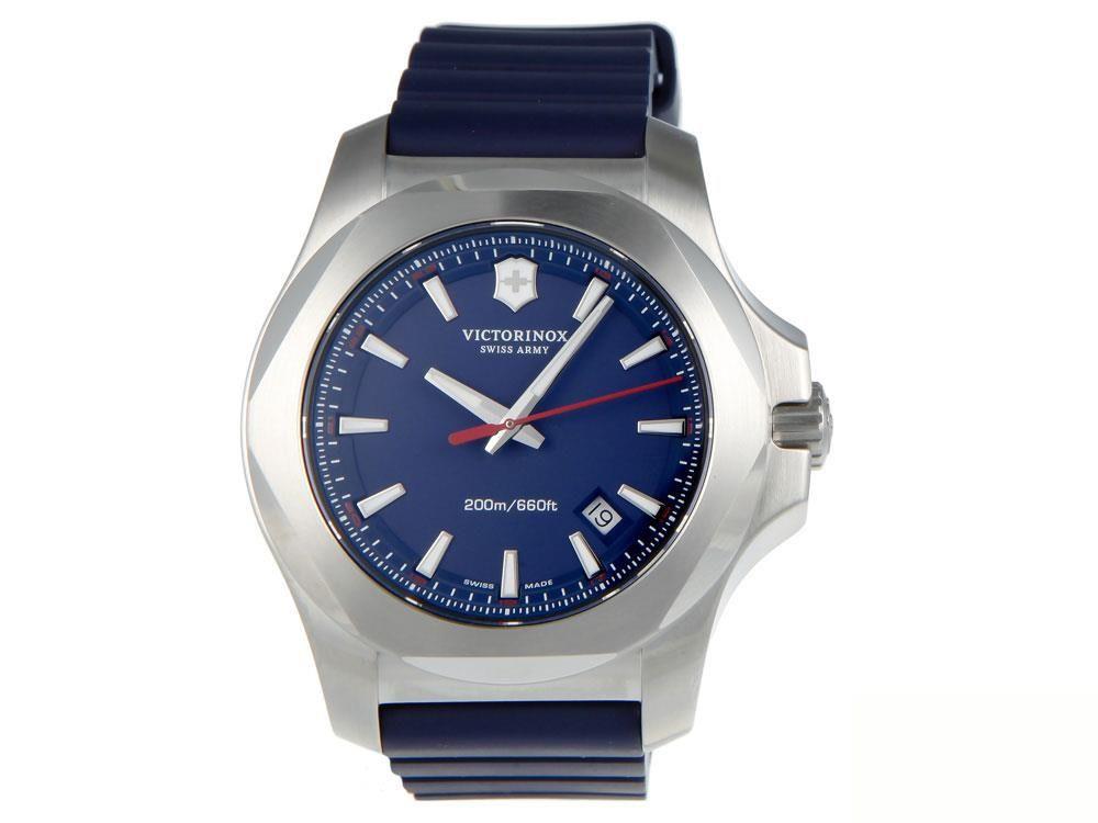 Reloj de Cuarzo Victorinox I.N.O.X., Azul, 43 mm, Correa de caucho,V241688.1