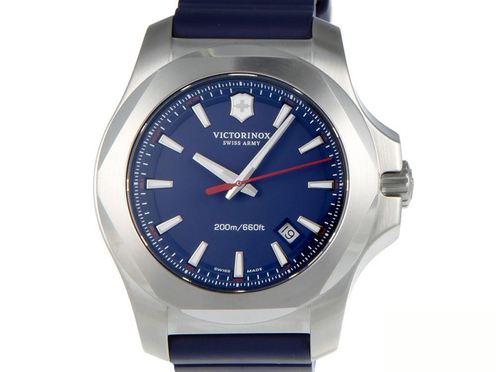 Reloj de Cuarzo Victorinox I.N.O.X., Azul, 43 mm, Correa de caucho,V241688.1
