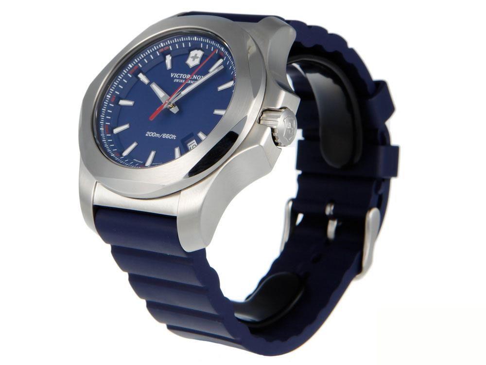 Reloj de Cuarzo Victorinox I.N.O.X., Azul, 43 mm, Correa de caucho,V241688.1