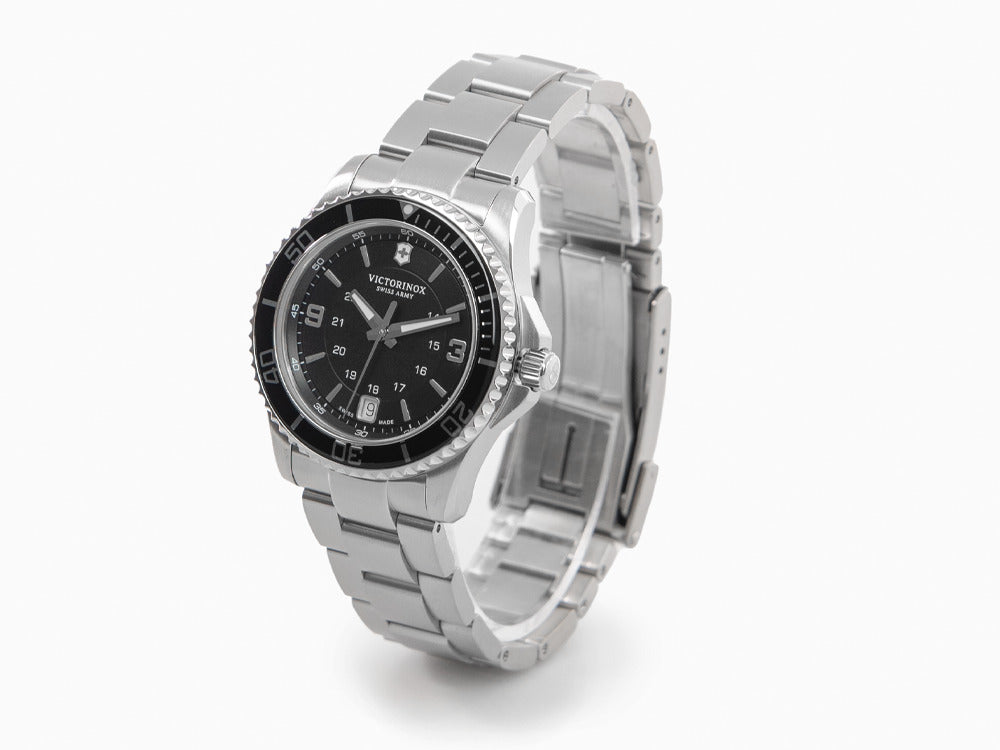 Reloj de Cuarzo Victorinox Maverick Ladies, Negro, 34 mm, Acero, 10 atm, V241701