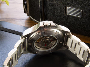 Reloj Automático Victorinox I.N.O.X., Acero, Negro, 43 mm, 20 atm, V241837