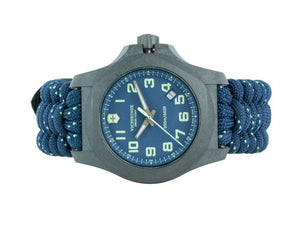 Reloj de Cuarzo Victorinox I.N.O.X. Carbon, Azul, 43 mm, Paracord, V241860