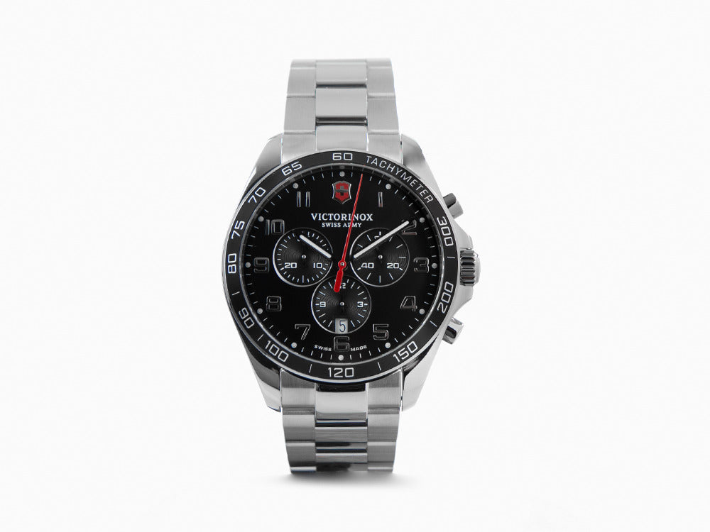 Reloj de Cuarzo Victorinox Fieldforce Classic Chrono, Negro, 42 mm, V241899