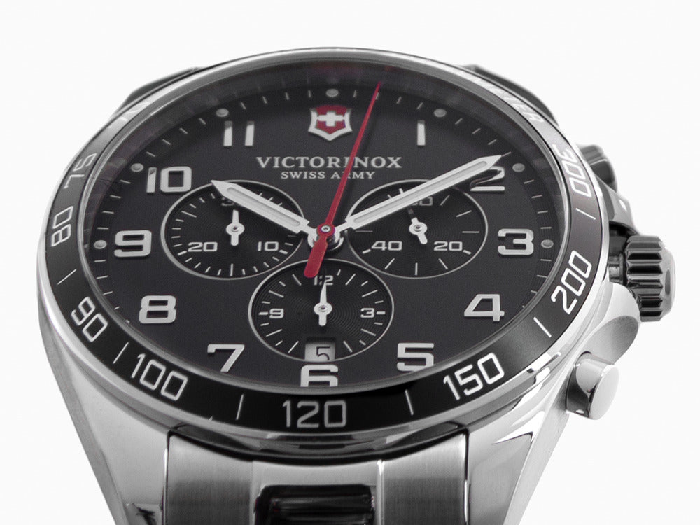 Reloj de Cuarzo Victorinox Fieldforce Classic Chrono, Negro, 42 mm, V241899