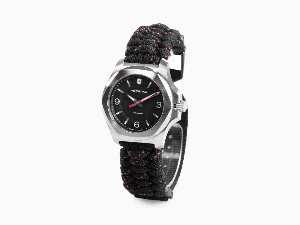 Reloj de Cuarzo Victorinox I.N.O.X. Ladies, Negro, 37mm, Paracord, V241918