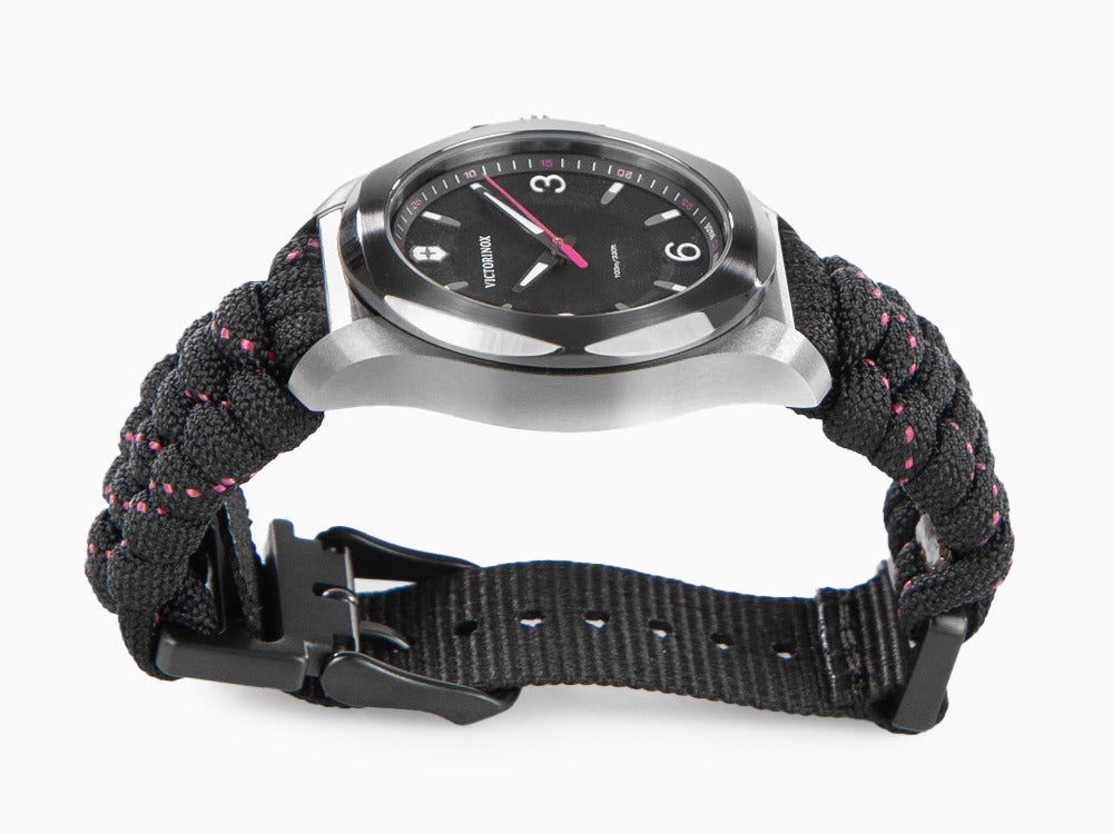 Reloj de Cuarzo Victorinox I.N.O.X. Ladies, Negro, 37mm, Paracord, V241918