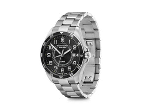 Reloj de Cuarzo Victorinox Fieldforce Classic GMT, Negro, 42 mm, V241930
