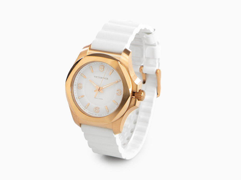 Reloj de Cuarzo Victorinox I.N.O.X. Ladies, Blanco, 37mm, Caucho, V241954