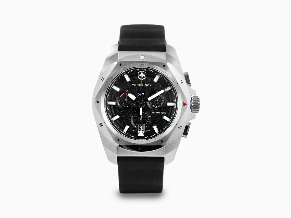Reloj de Cuarzo Victorinox I.N.O.X. Chrono, Negro, 43 mm, V241983