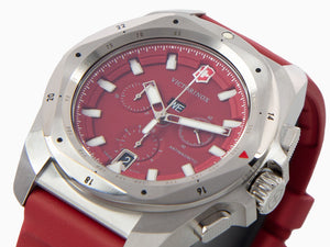 Reloj de Cuarzo Victorinox I.N.O.X. Chrono, Rojo, 43 mm, V241986