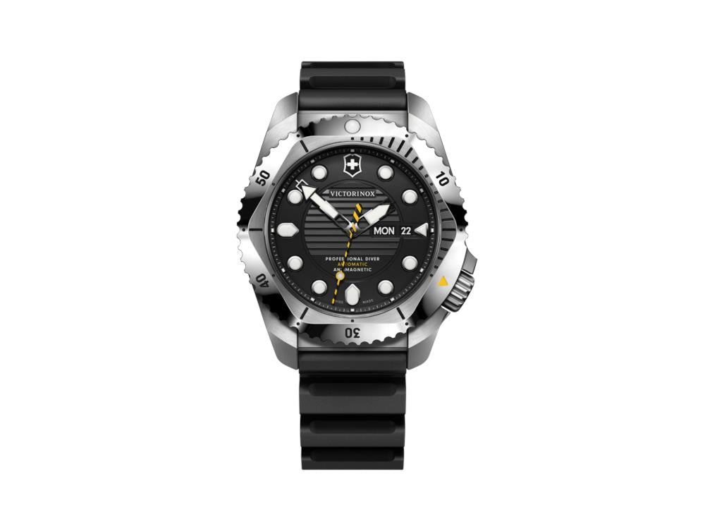 Reloj Automático Victorinox Dive Pro, Negro, 43 mm, 30 atm, Día, V241994