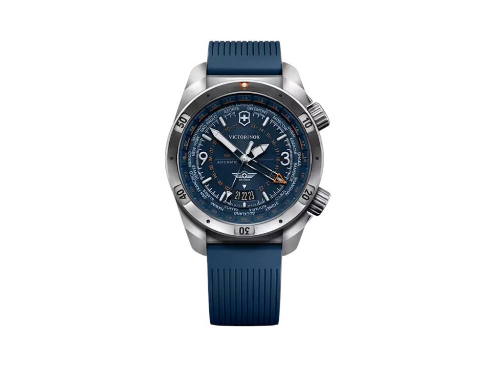 Reloj Automático Victorinox Air Pro, Acero Inoxidable 316L, Azul, 43 mm, V242003
