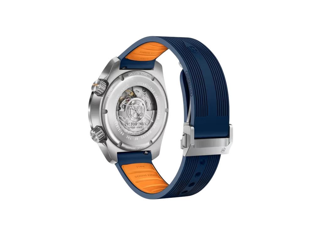 Reloj Automático Victorinox Air Pro, Acero Inoxidable 316L, Azul, 43 mm, V242003