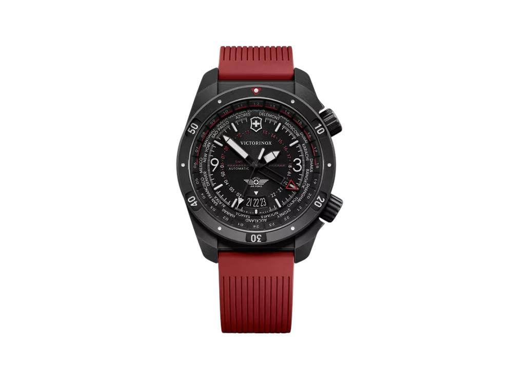 Reloj Automático Victorinox Air Pro, Acero Inoxidable 316L, Negro, 43mm, V242006