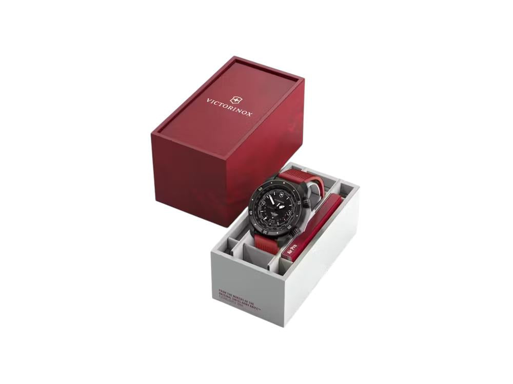 Reloj Automático Victorinox Air Pro, Acero Inoxidable 316L, Negro, 43mm, V242006