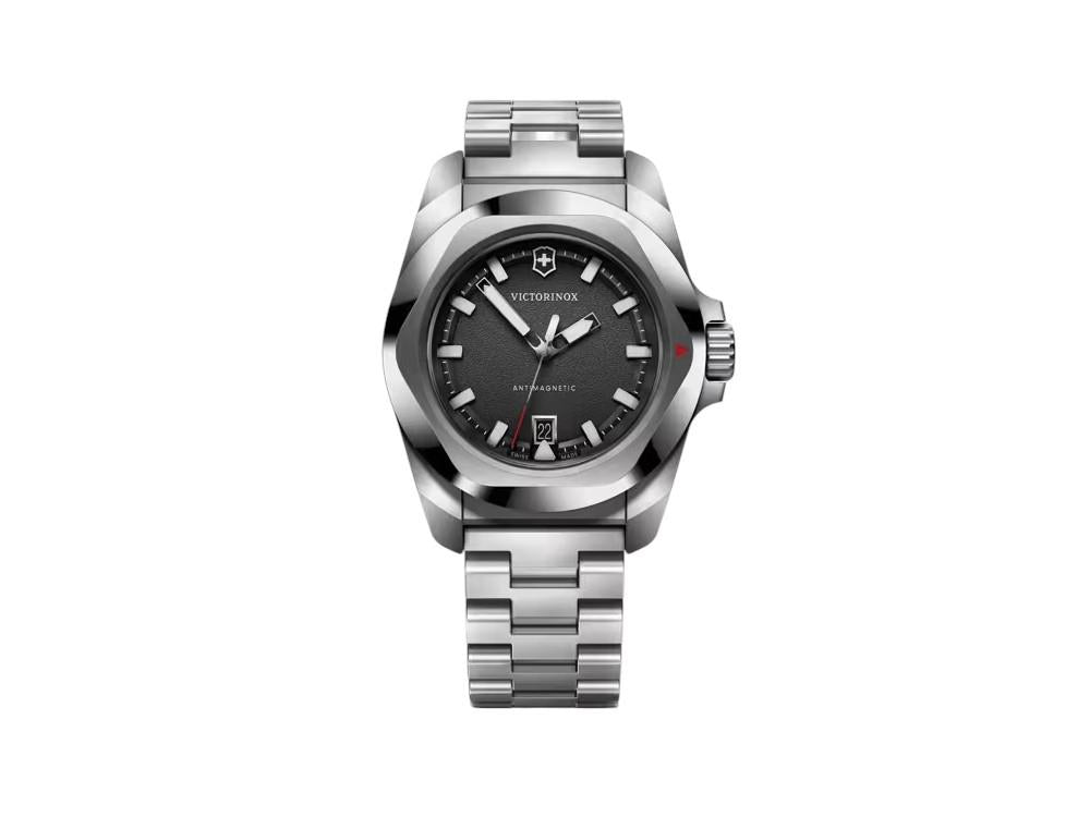 Reloj de Cuarzo Victorinox I.N.O.X., Acero Inoxidable 316L,Negro, 41 mm, V242030