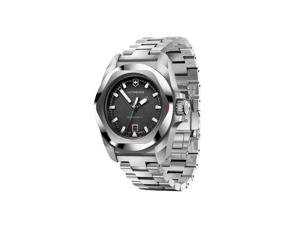 Reloj de Cuarzo Victorinox I.N.O.X., Acero Inoxidable 316L,Negro, 41 mm, V242030
