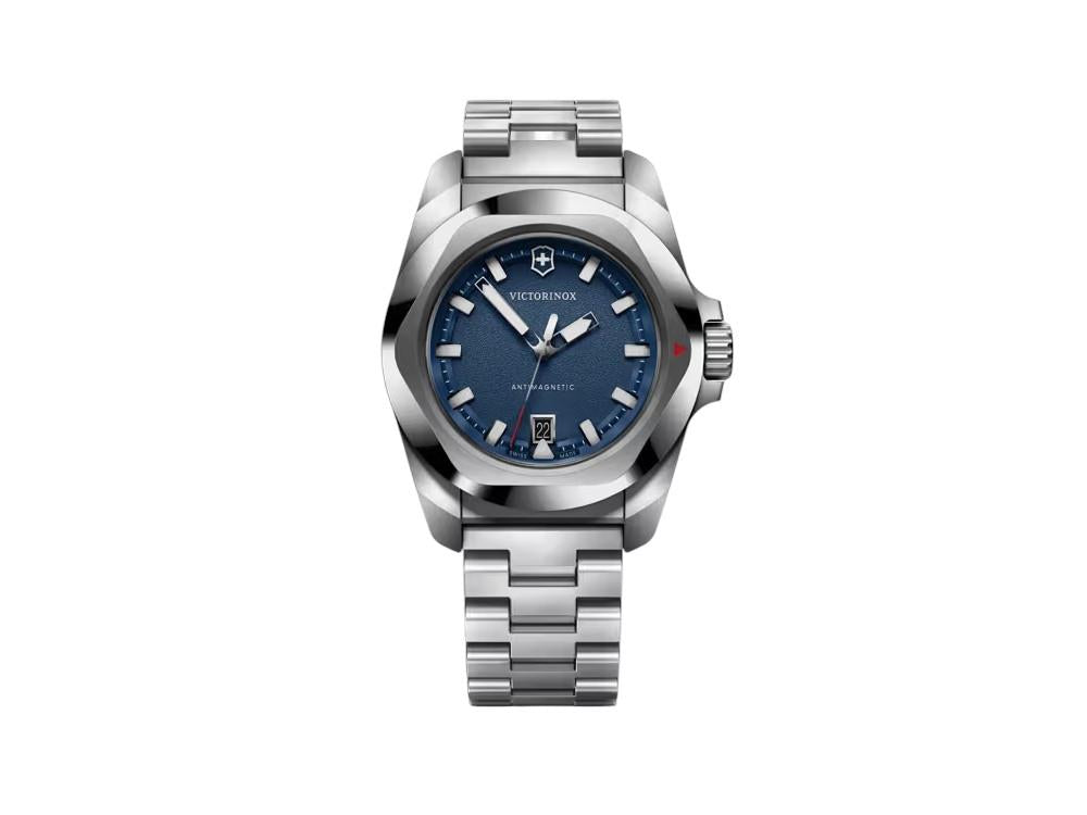 Reloj de Cuarzo Victorinox I.N.O.X., Acero Inoxidable 316L, Azul, 41 mm, V242031