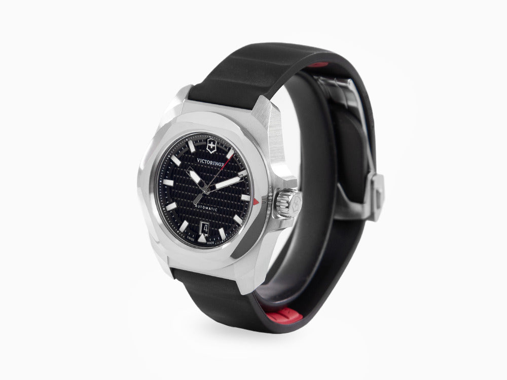 Reloj Automático Victorinox I.N.O.X., Negro, 41 mm, 20 atm, Día, V242039
