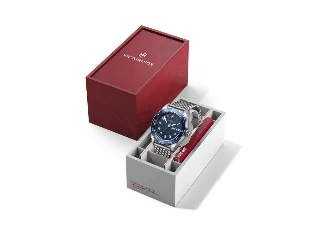 Reloj de Cuarzo Victorinox Swiss Army, Acero Inoxidable, Azul, 42 mm, V242042