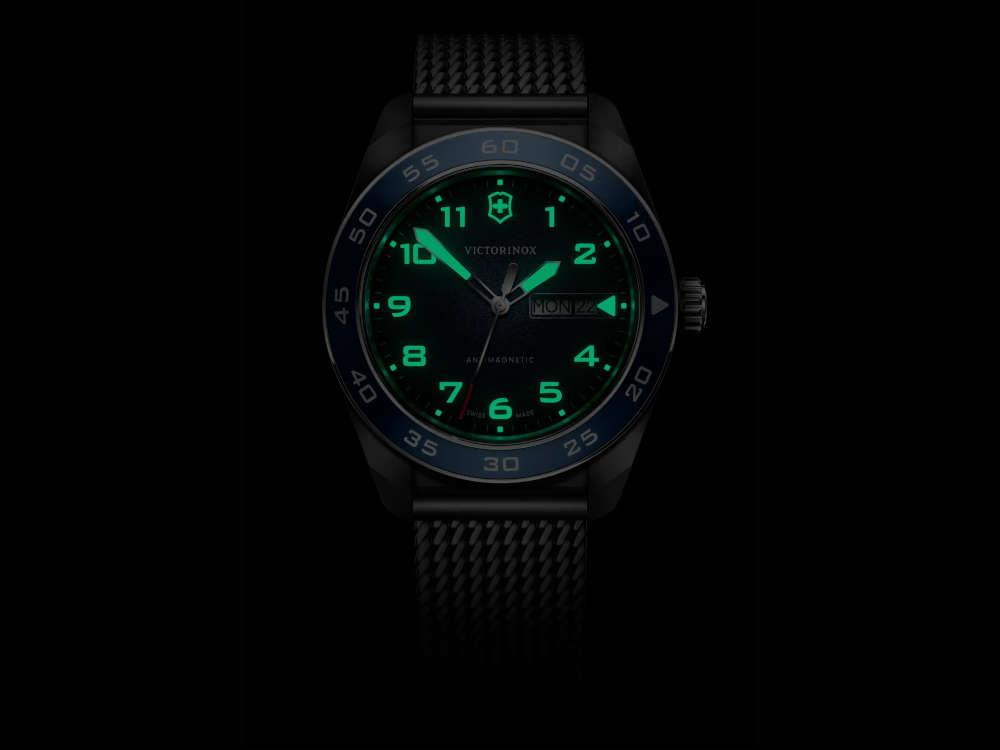 Reloj de Cuarzo Victorinox Swiss Army, Acero Inoxidable, Azul, 42 mm, V242042