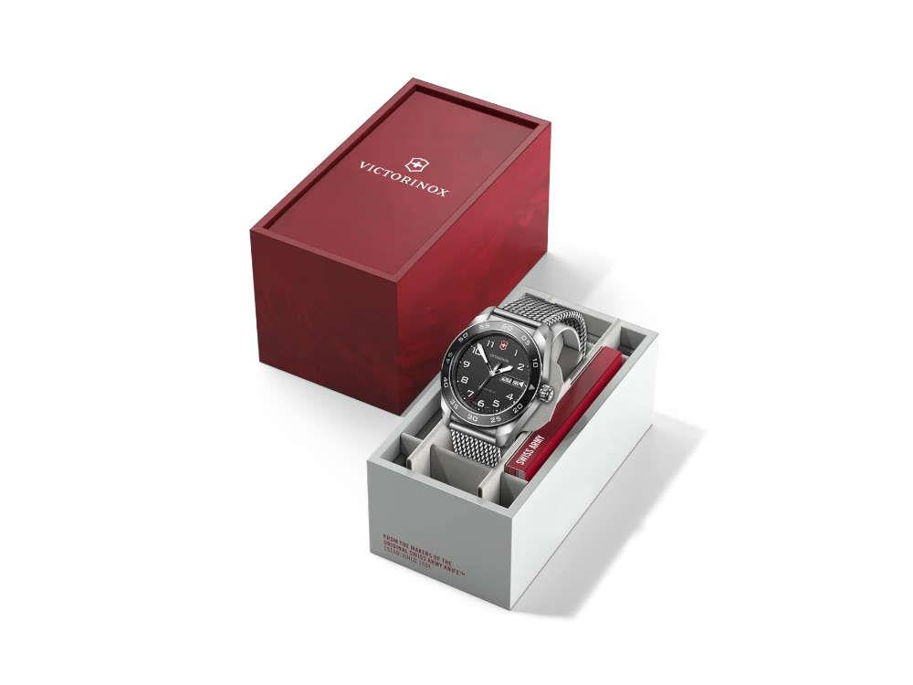 Reloj de Cuarzo Victorinox Swiss Army, Acero Inoxidable, Negro, 42 mm, V242043