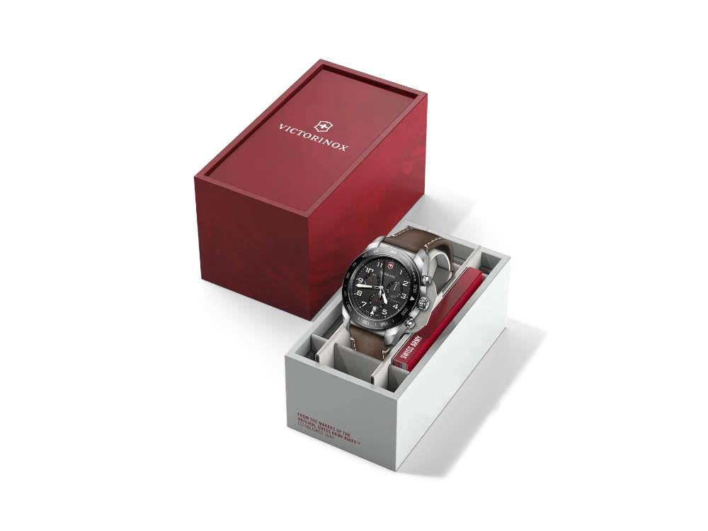 Reloj de Cuarzo Victorinox Swiss Army, Negro, 42 mm, Cronógrafo, V242046