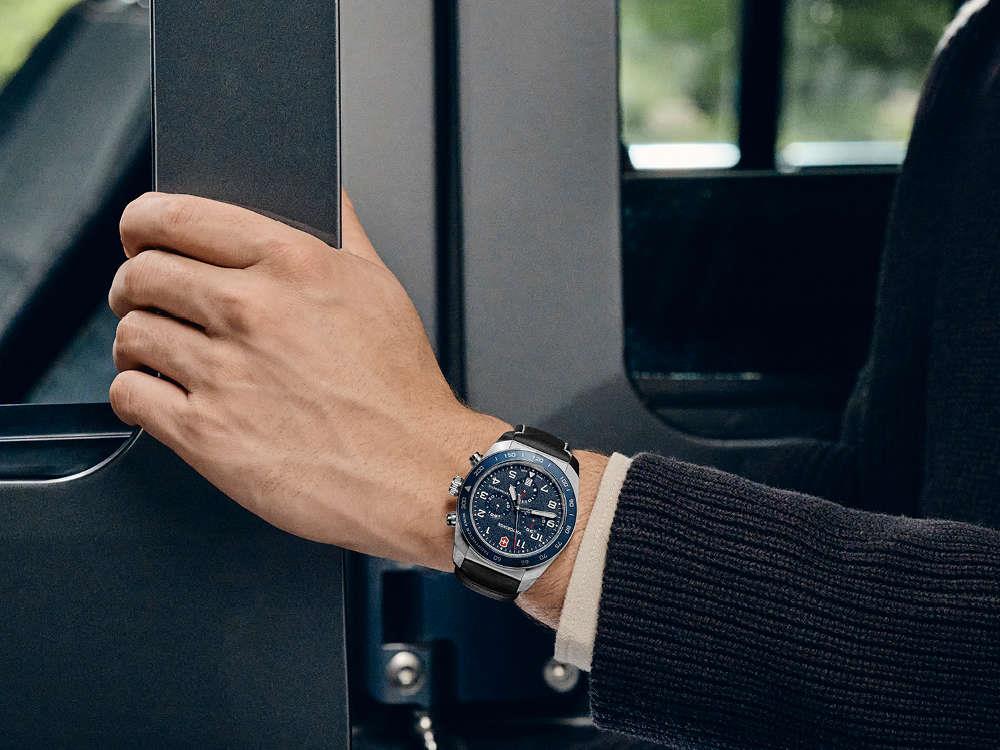 Reloj de Cuarzo Victorinox Swiss Army, Azul, 42 mm, Cronógrafo, V242047