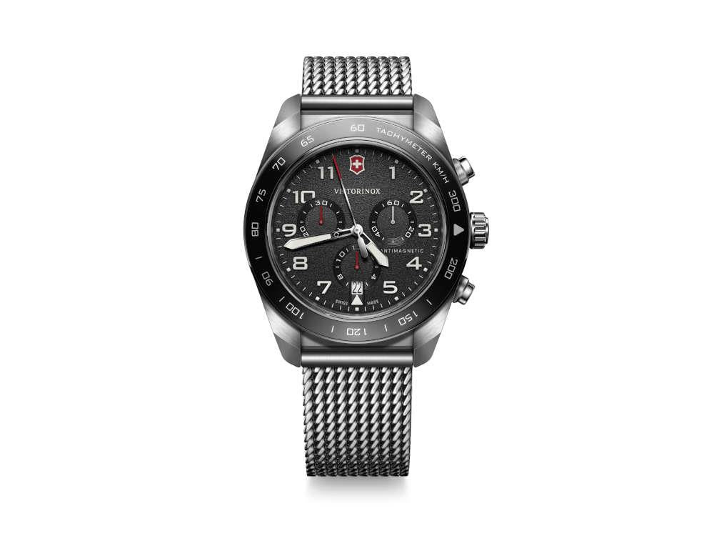Reloj de Cuarzo Victorinox Swiss Army, Negro, 42 mm, Cronógrafo, V242048