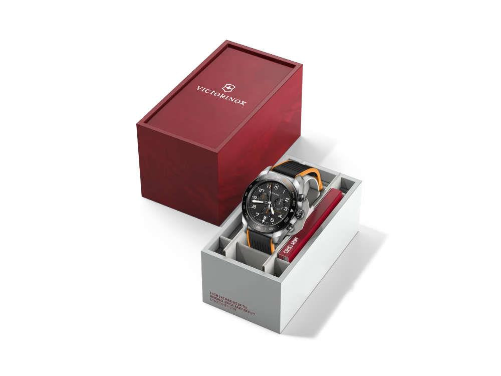 Reloj de Cuarzo Victorinox Swiss Army, Negro, 42 mm, Cronógrafo, V242050